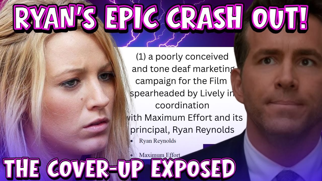 Ryan Reynolds CRASHES OUT: ACCUSED of DESTROYING Blake Lively's CAREER in SHOCKING UNSEALED EVIDENCE