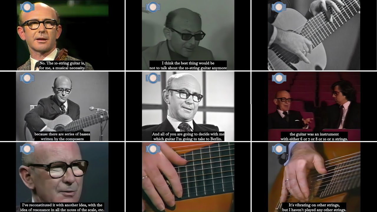10-String Guitar – Narciso Yepes on Why the Classical Guitar Needs C B♭ G♯ & F♯ Strings