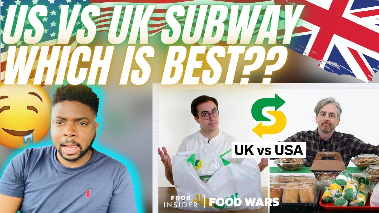 🇬🇧BRIT Reacts To FOOD WARS - US SUBWAY VS UK SUBWAY!