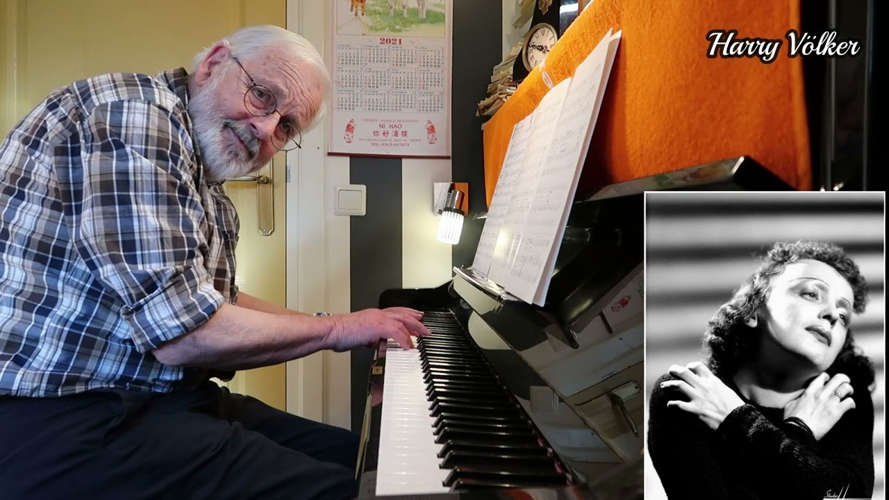 HYMNE À L 'AMOUR - EDITH PIAF -  CELINE DION - piano - Harry Völker