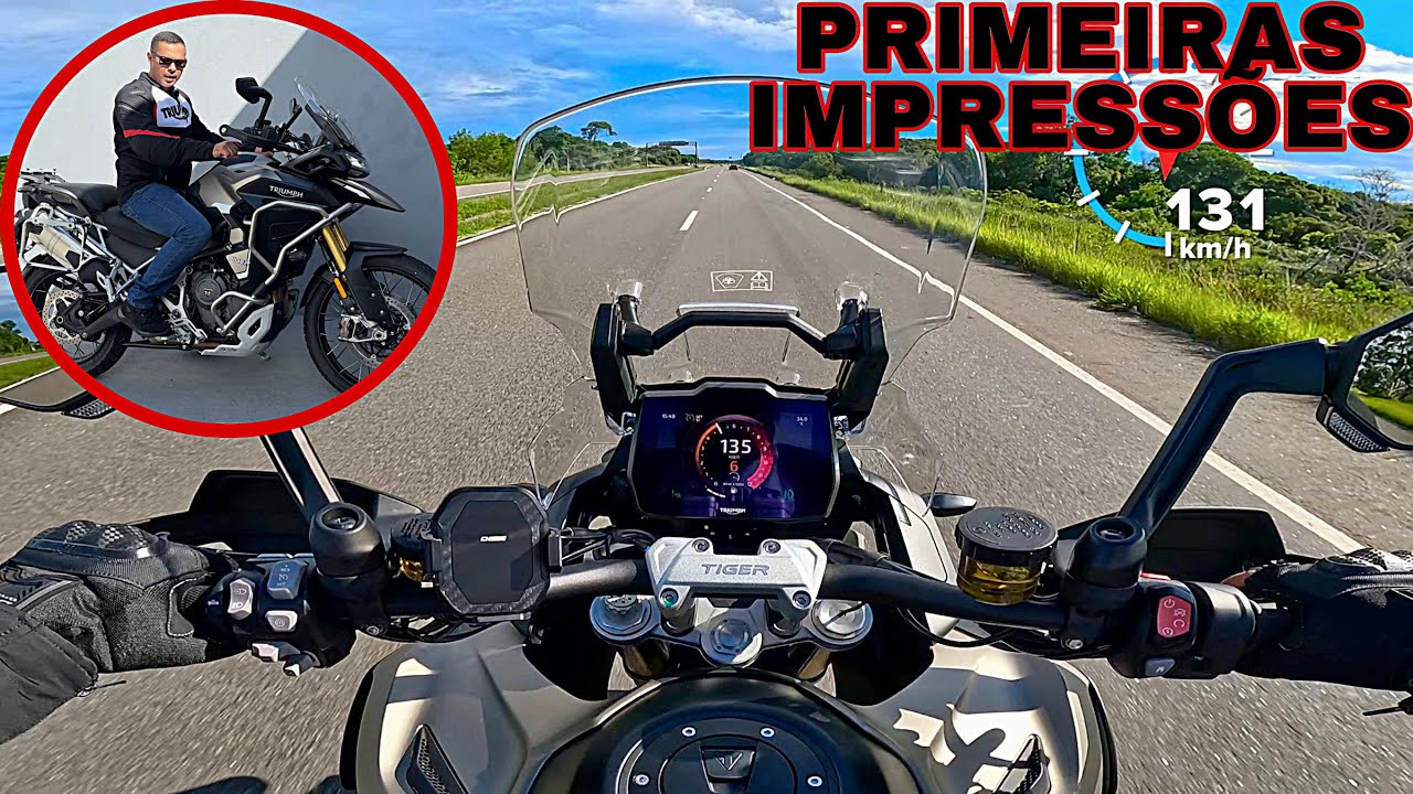 NOVA TRIUMPH TIGER 1200 RALLY EXPLORER - PRIMEIRAS IMPRESSÕES DE USO - MUITO DIFERENTE DA R 1250 GS?
