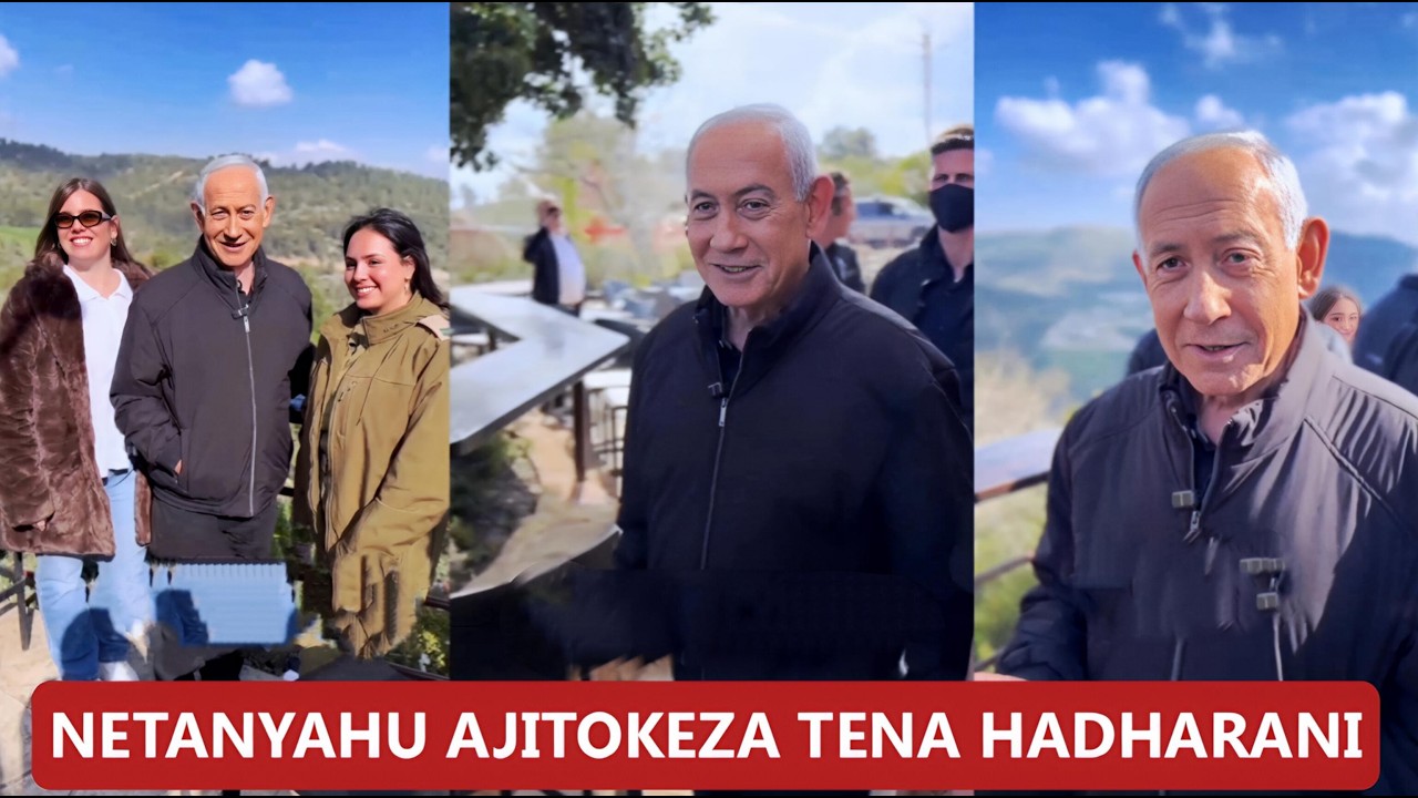 NETANYAHU AJITOKEZA KWENYE VIDEO NYINGNE AKIWA JERUSALEM, AKANUSHA UVUMI KUHUSU KIFO CHAKE