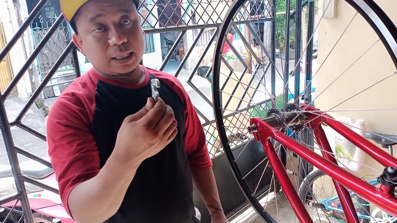 cara pasang anting2 RD sepeda minion basis DO vertical yg benar. dan kokoh. basis hub QR.
