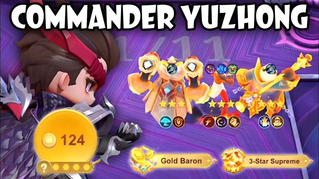 FARMING 3 STAR LEGENDARY HEROES WITH THIS NEW OP COMMANDER!! MAGIC CHESS GO GO 