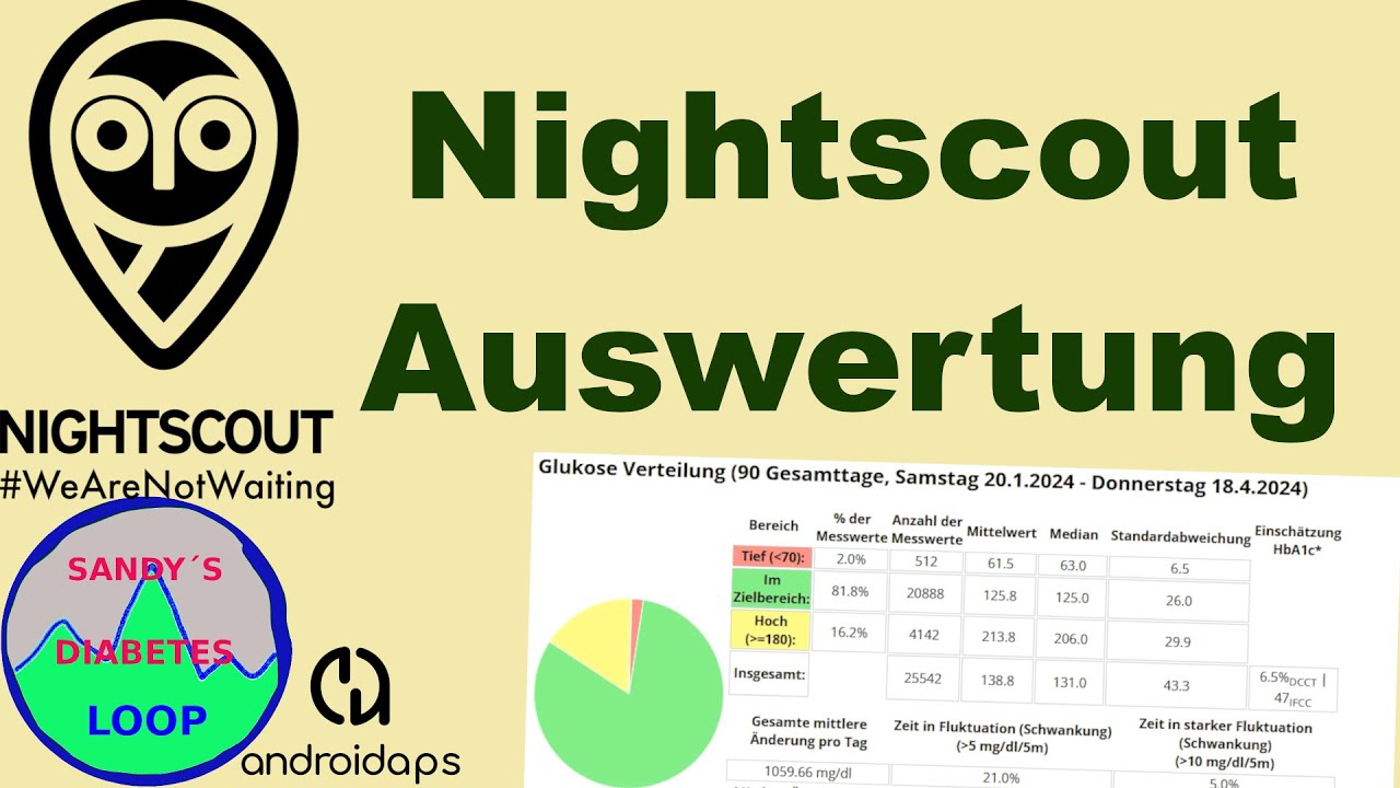 Wie ihr die Nightscout Auswertung verstehen k&ouml;nnt