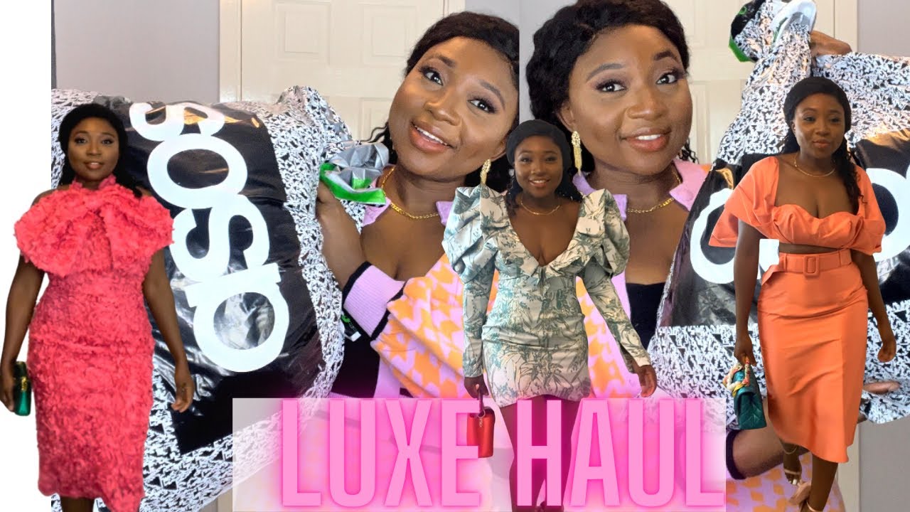 ASOS LUXE HAUL AND STYLING. #asos #asoshaul #coords #howtostyle #asosdress #occasionwear