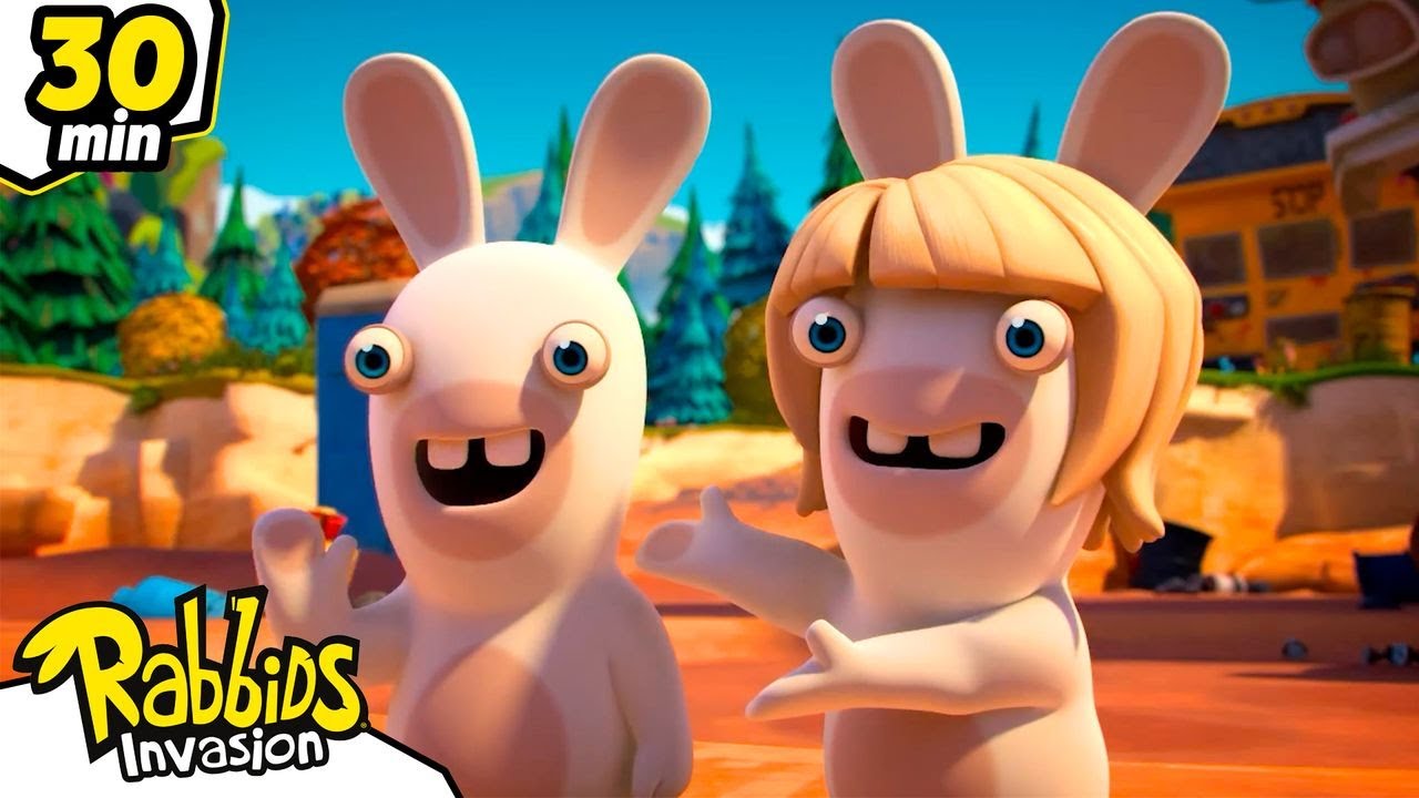 Bienvenido a Rabbidland | Rabbids La Invasión | Nueva compilación 30 Min | Cartoon