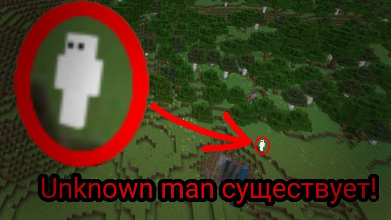 ЭТО ВИРУС?! Unknown man в Майнкрафте 1.14.2! | Мистические истории #12