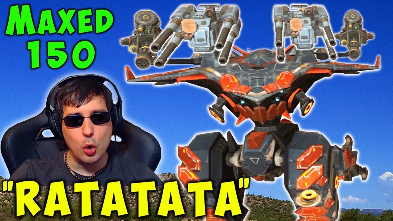 NEW Machinegun AO MING MAXED Titan Live Gameplay - War Robots 5.6 WR
