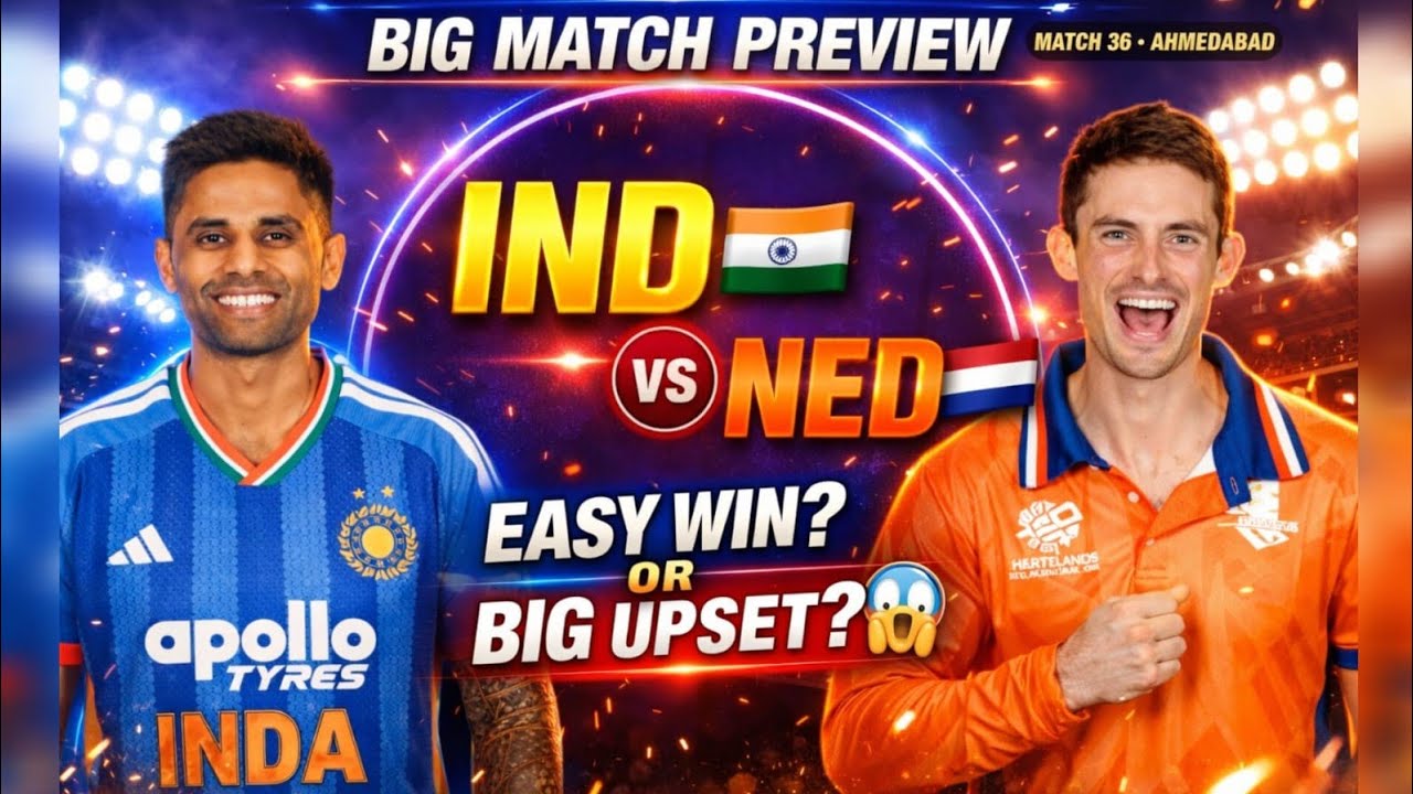 India vs Netherlands – Kya Aaj Hoga One-Sided Match? 🏏