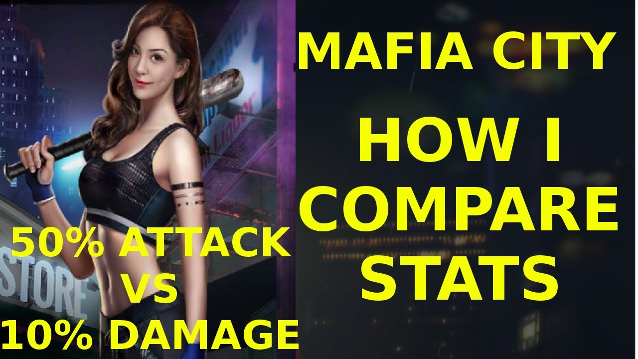 How I compare stats - Mafia City