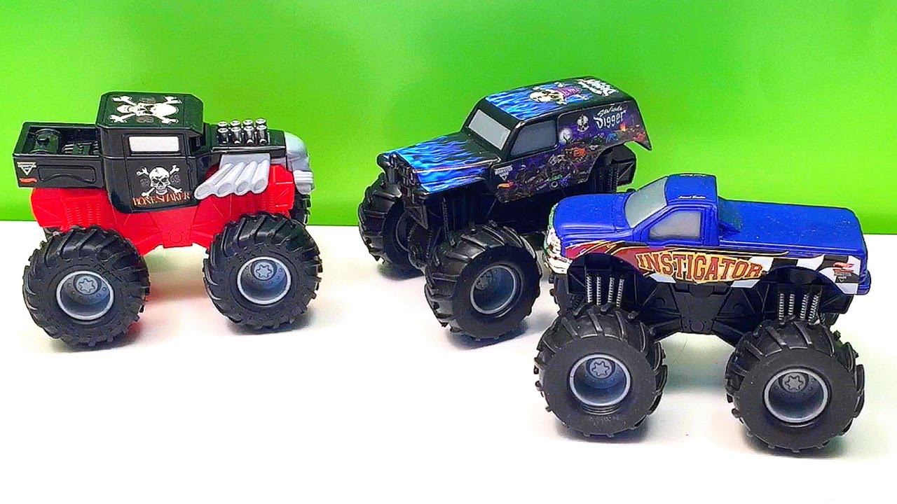 MONSTER JAM | HOT WHEELS | MONSTER TRUCKS | REV TREDZ | FREESTYLE | CRASH & SMASH | MONSTER TRUCK