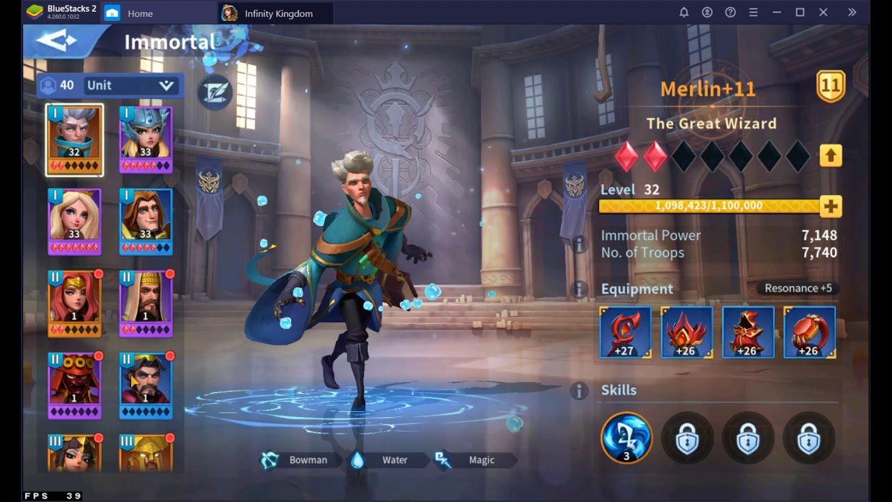 Infinity Kingdom | Recommended Immortal Element Compositions - F2P & P2W