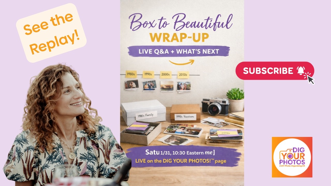 How to Organize Printed Photos: Box to Beautiful 30-Day Challenge Wrap-Up