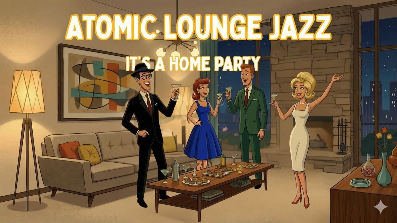 60’s Atomic Cocktail Lounge Music | Lavoro, Studio, Relax – Fireside Cocktail Jazz Gathering