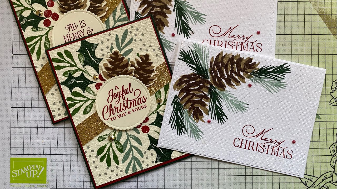 Fundraising cards featuring the Christmas Season and Brightest Glow sets