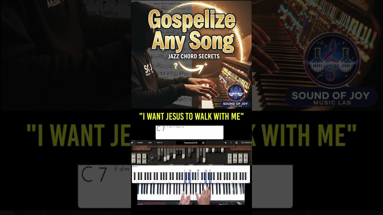Gospelize Any Song | Modern Spiritual Gospel (Organ Mode) 🎹🕊️