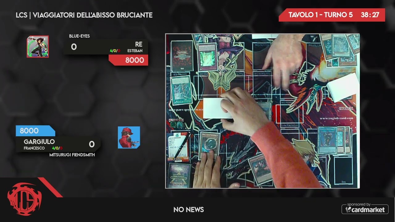 LCS:Viaggiatori dell'Abisso Bruciante-Milano-R5-Re E.(Blue-eyes)vs Gargiulo F.(Mitsurugi Fiendsmith)