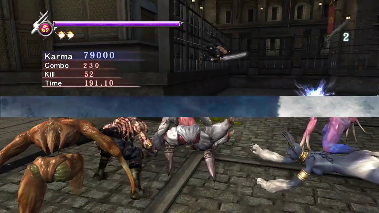 Ninja Gaiden Sigma - Unrivaled Meeting 4 - No Damage, No Ninpo, No Enhancements - Master Ninja