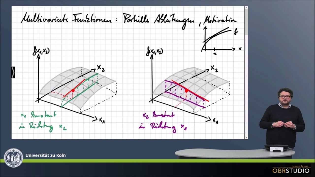 0170 Multivariate Funktionen partielle Ableitung Motivation