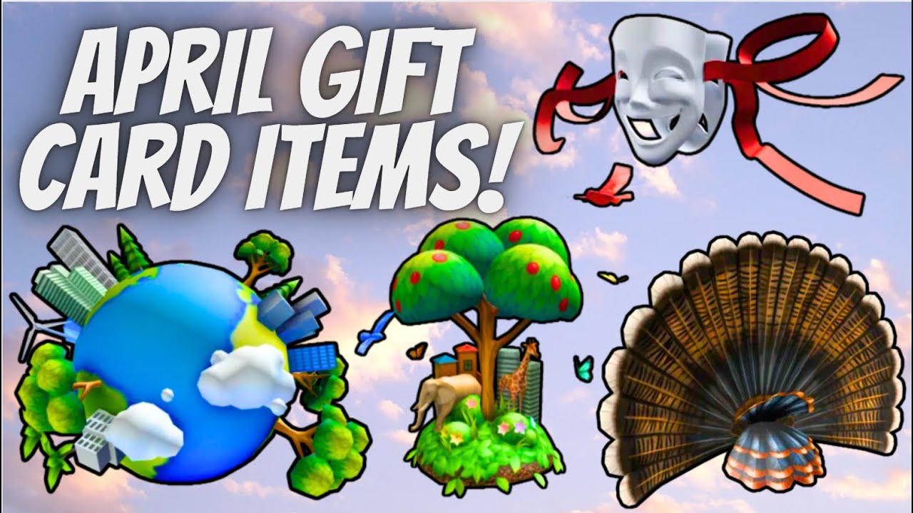 Roblox April 2025 Gift Card Items!