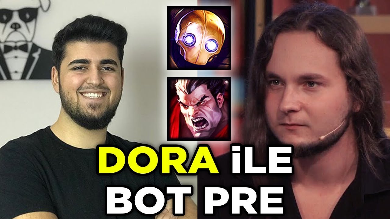 DORA İLE BOT PRE KEYFİ! DARIUS ADC & BLITZCRANK ALT KORİDOR