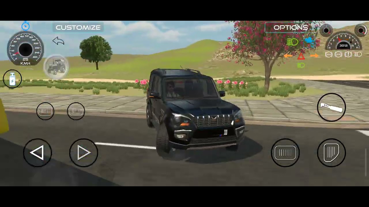 Indian vehicles simulator 3D #scorpio #gaming #vayral 