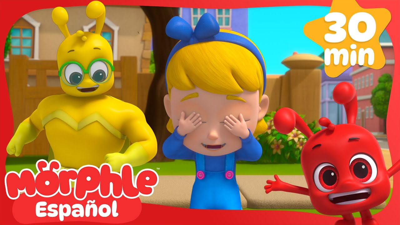 Jugando a las escondidas con amigos 🙈  Morphle en Español | Caricaturas para Niños