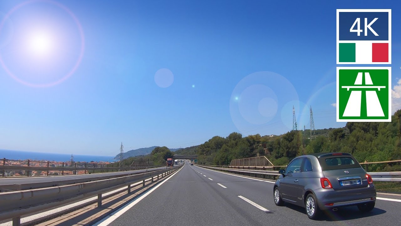 BEAUTIFUL LIGURIA Italy 🇮🇹 Driving the Italian Autostrada