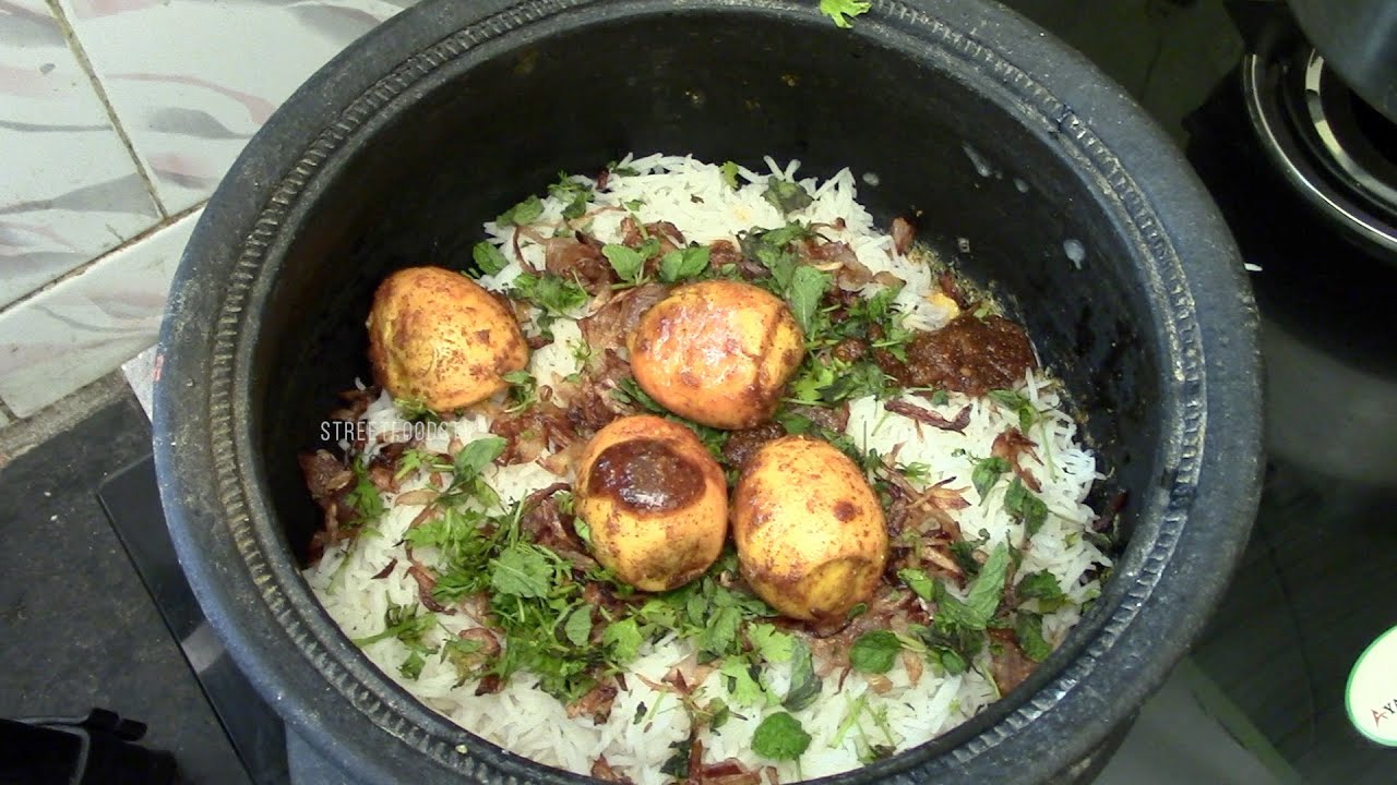 Pot Egg Biryani | Street Food