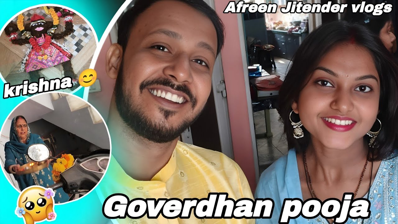 Goverdhan pooja| Afreen Jitender vlogs | The mindful journey 85