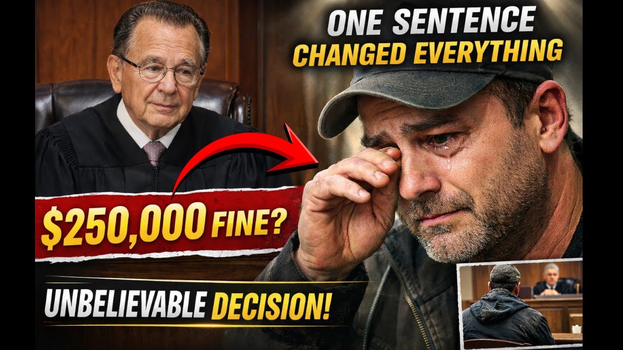 $250,000 Fine | Then the Judge Heard One Sentence That Changed Everything