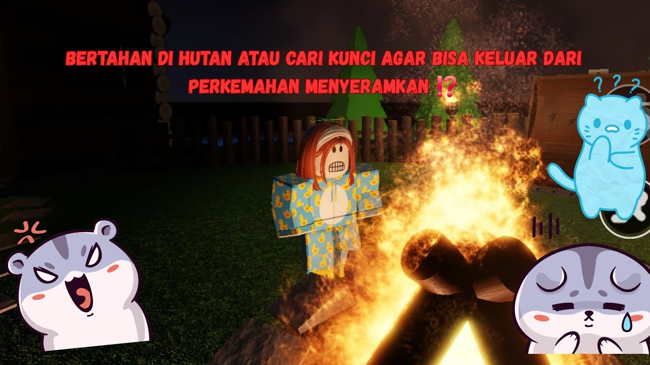 Bertahan dihutan⁉️atau cari kunci dari perkemahan teddy menyeramkan⁉️#roblox#viral