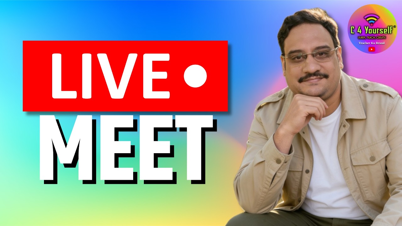 LIVE 🔴 C 4 Yourself