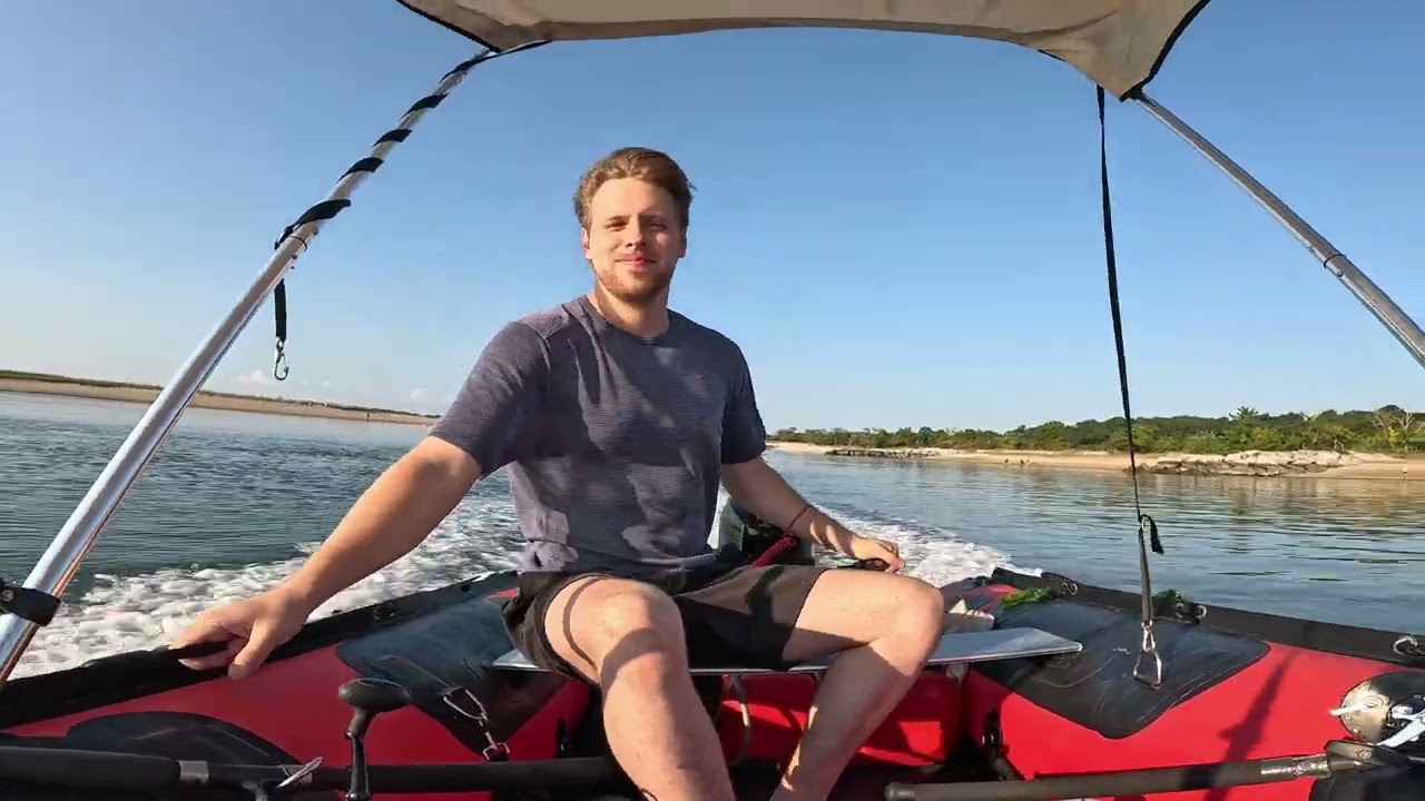 Stryker Inflatable Boat Fishing Trip (Stony Brook NY)