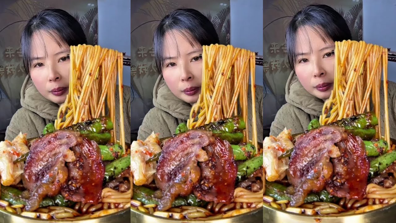 Rural Food Satisfying Eating Spicy Noodles | Malatang Soup Home Cooking Show