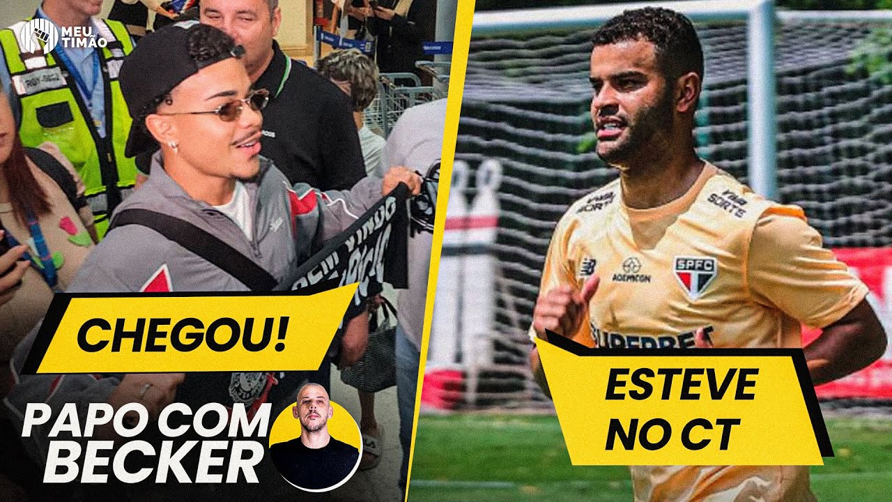 ALISSON VISITOU CT DO CORINTHIANS | KAIO CÉSAR CHEGA PARA ASSINAR COM O TIMÃO