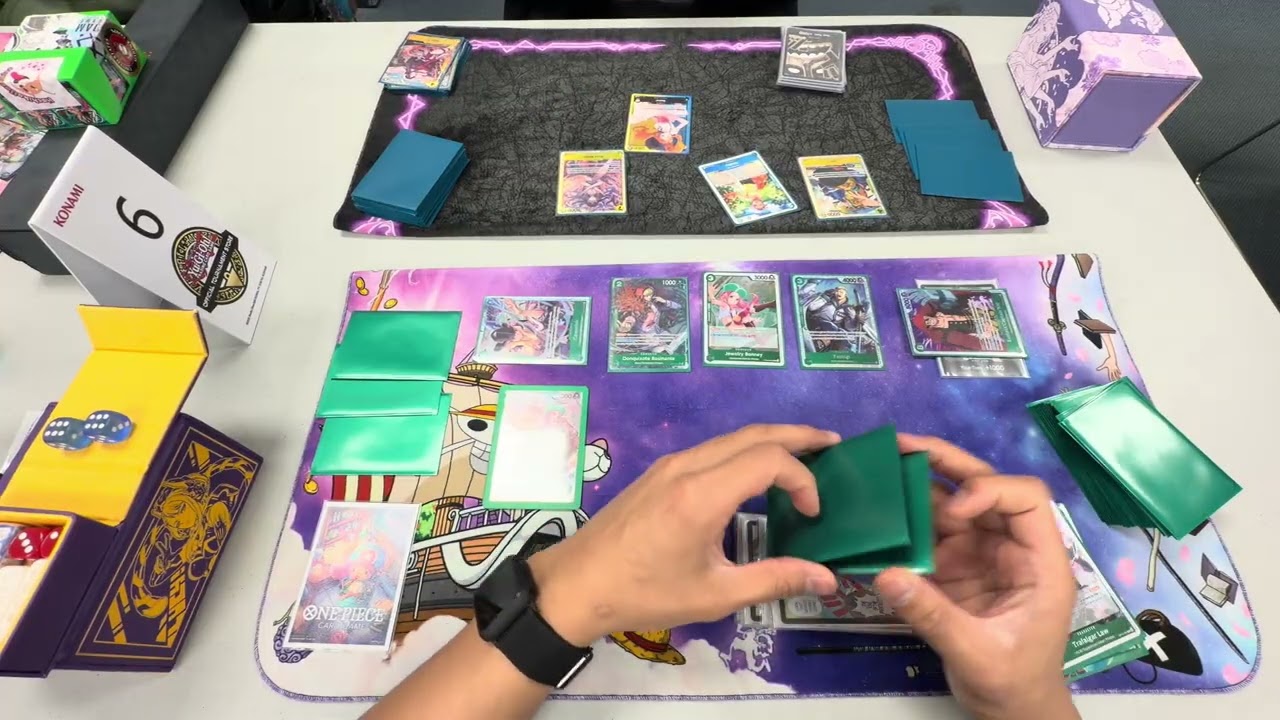 Битва героинь One Piece TCG: G Бонни против UY Нами