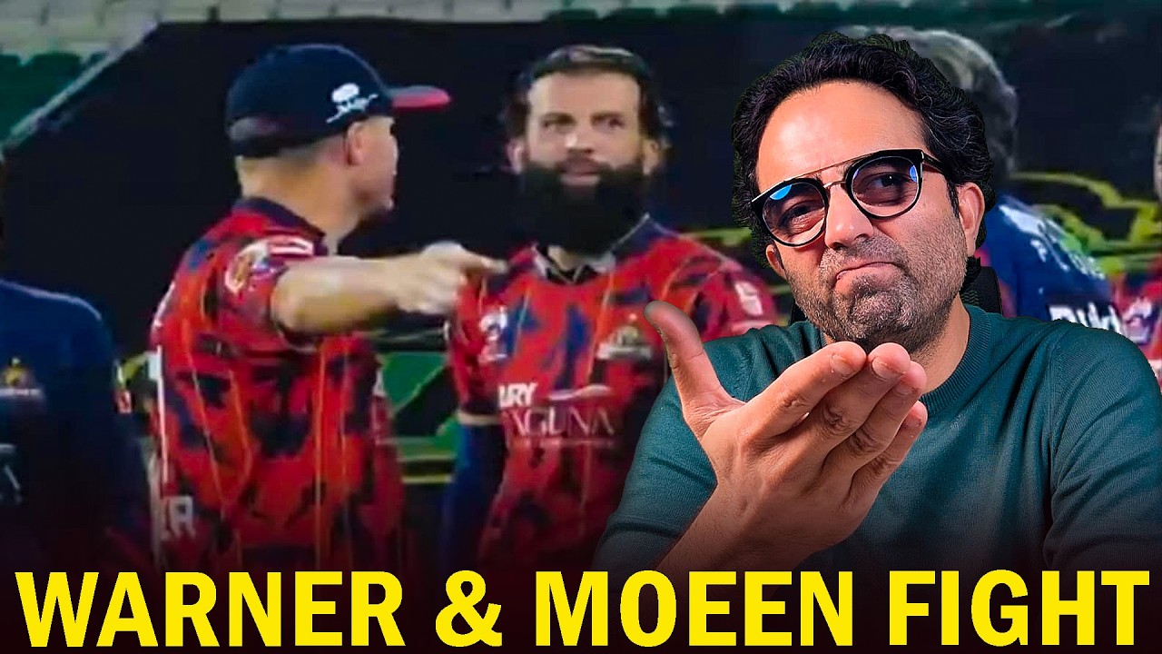 David Warner reacts to the viral video showing him and Moeen Ali in a heated argument!