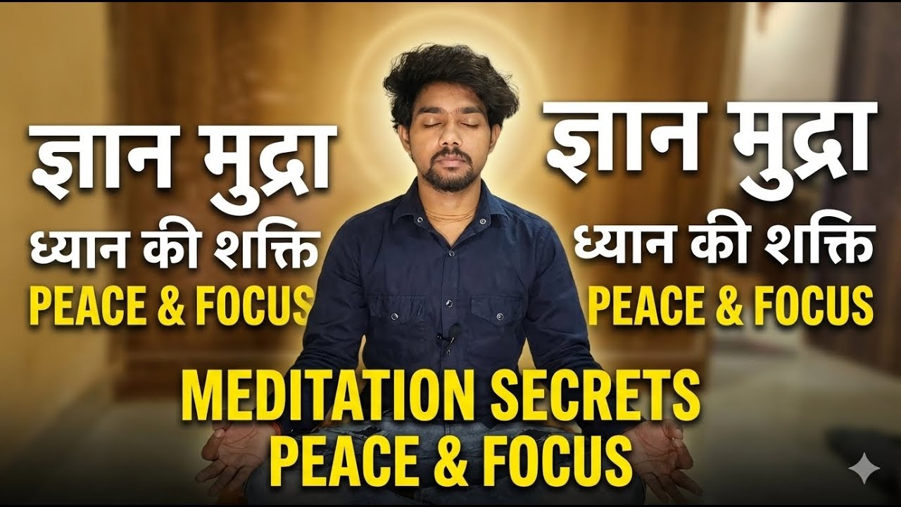 Gyan Mudra: Dimag Tez Kare aur Stress Ghataye | Mind & Meditation Yoga for Mind & Concentration