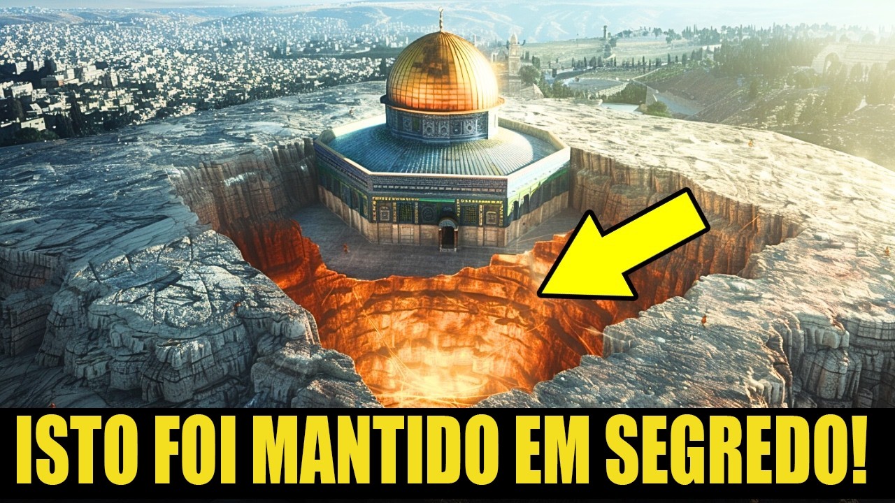 Mundo chocado com o que os cientistas encontraram sob o Monte do Templo