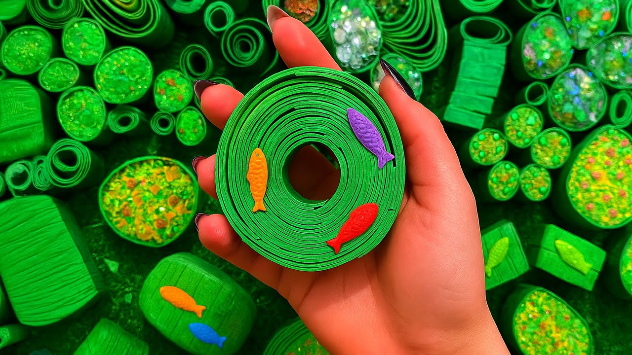 Green Soap Cutting & Crushing ASMR for Sleep - Release Stress