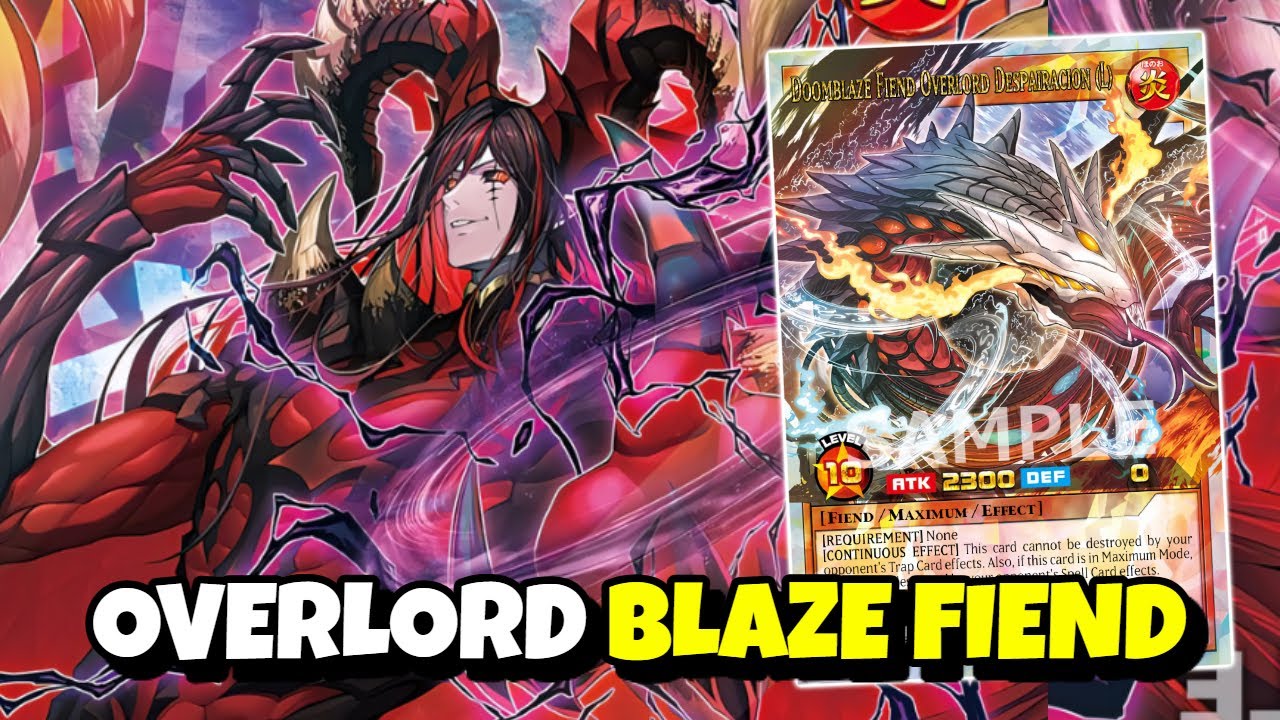 Overlord Blaze Fiends!!! Deck Profile - Yu-Gi-Oh Rush Duel - EDOPRO