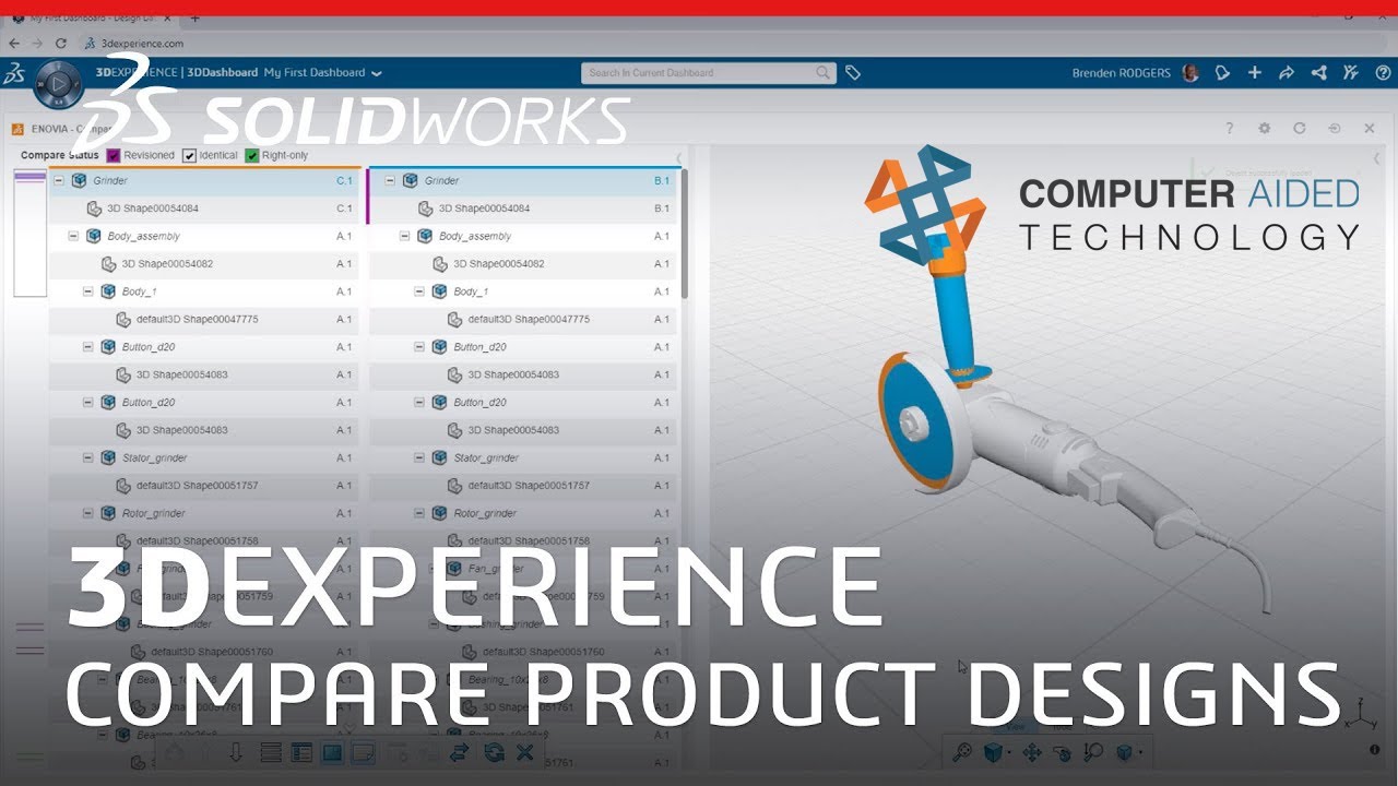 Comparing Geometry, Changes and Finding Duplicates on the 3DEXPEREINCE Platform