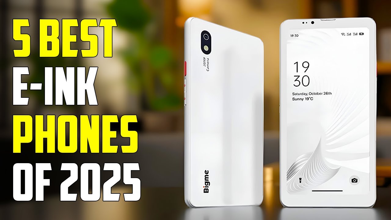 Top 5 Best E-Ink Phones for 2025