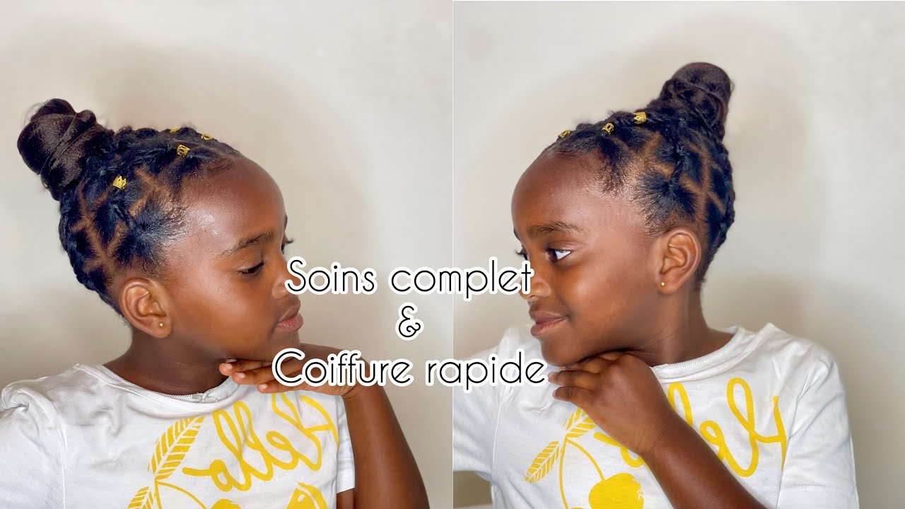SOINS CHEVEUX AFRO ENFANTS +COIFFURE RAPIDE @caromijou #coiffureafro #afro #cheveuxnaturels #kids