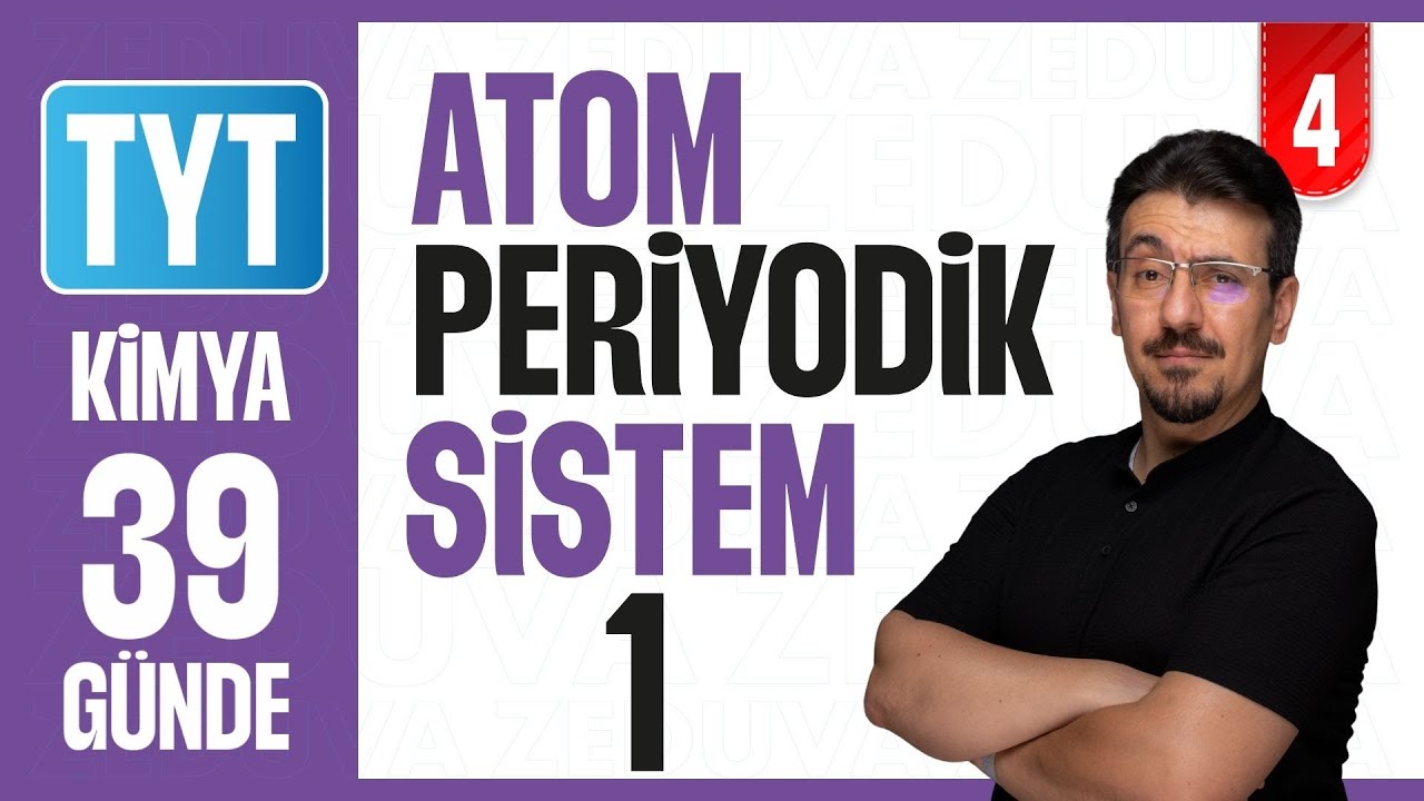 Atom ve Periyodik Sistem 1-Atomun Yapısı Konu Anlatımı | 39 GÜNDE AYRINTILI TYT KİMYA KAMPI 2026|4