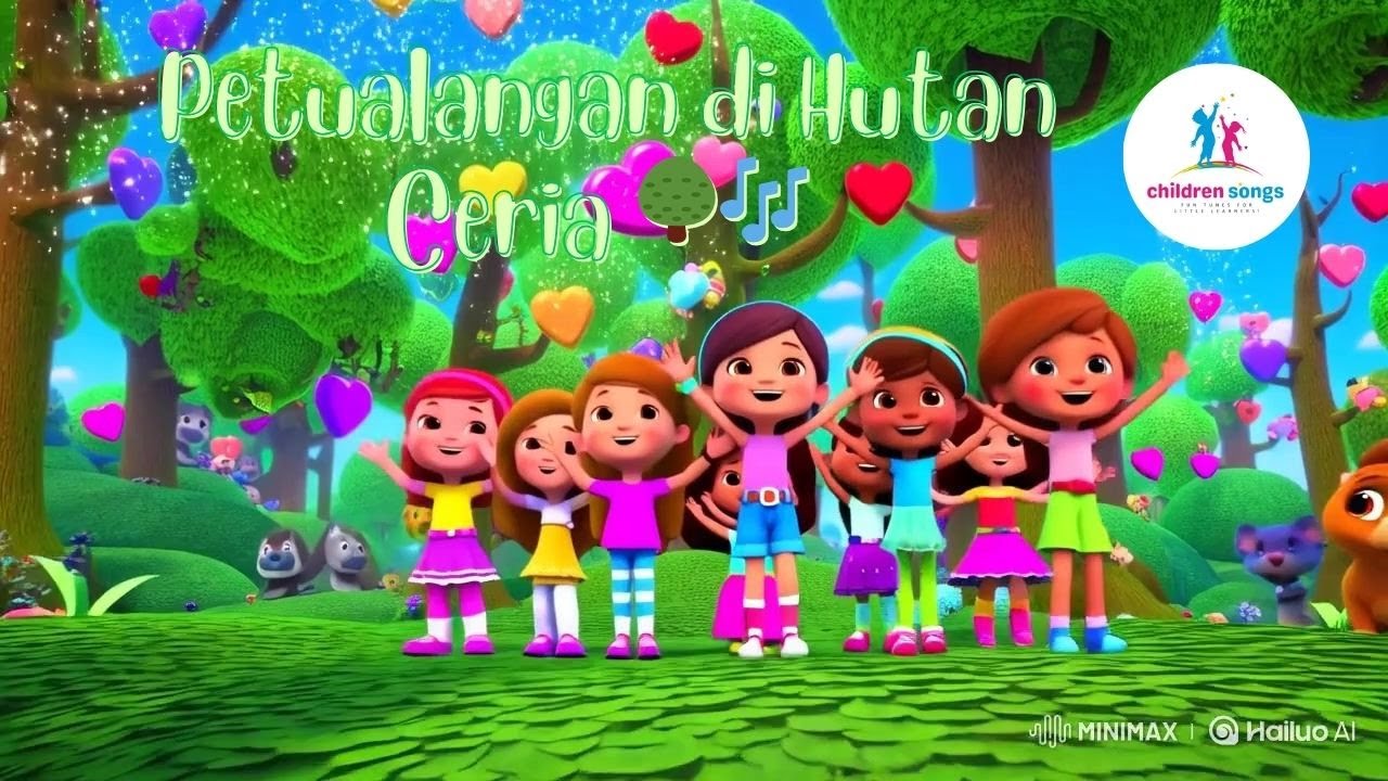 Petualangan di Hutan Ceria 🌳🎶 - Lagu Anak (Indonesia)