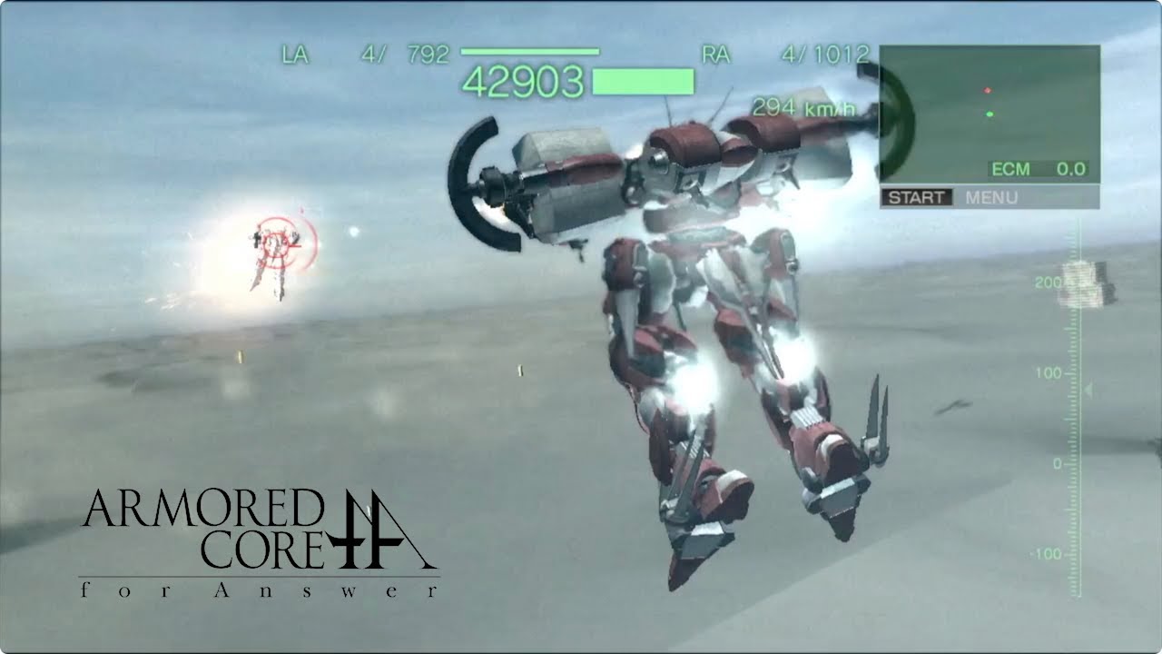 アーマードコア　フォー　アンサー　特別編　テストモード　対セレン・ヘイズ戦