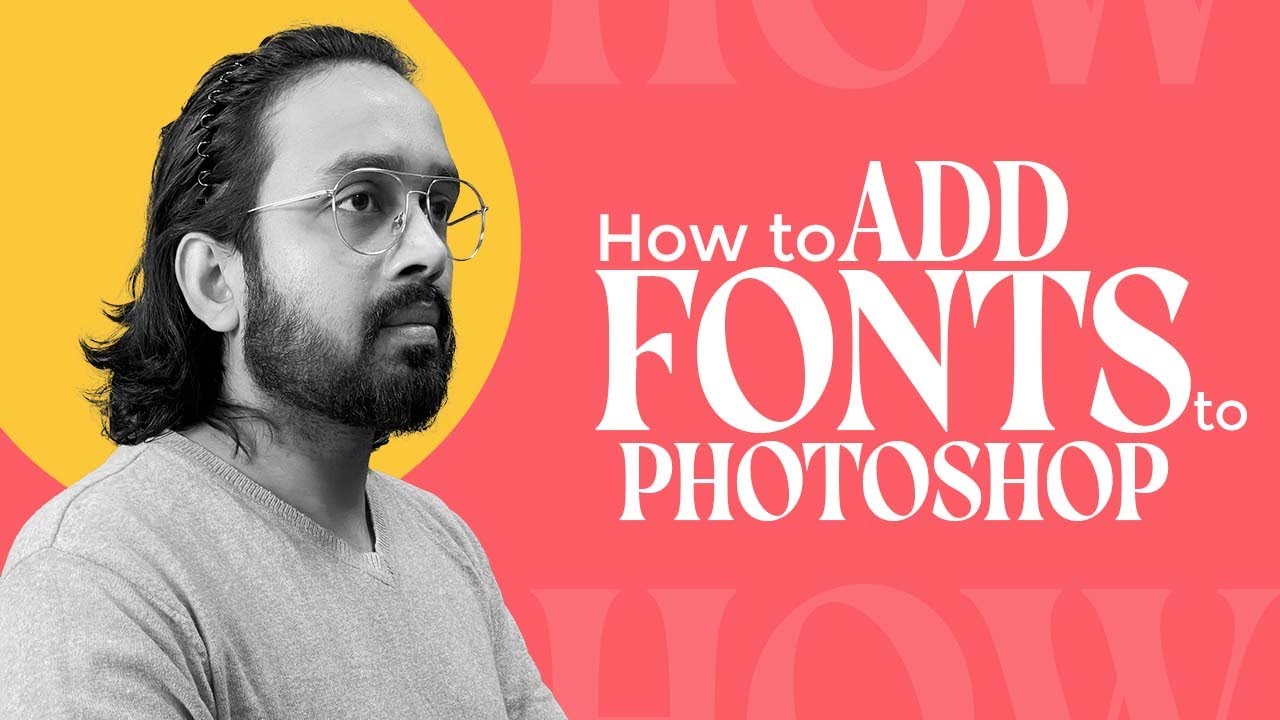 How to Add Fonts to Photoshop | Font Install In Photoshop | Fonts